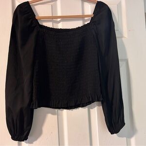 Elegant Black Women's Top